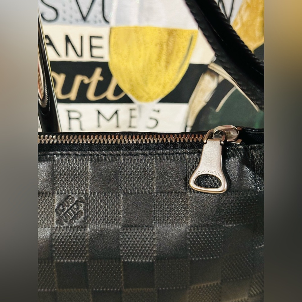 ❌ ❌ SOLD ❌❌LOUIS VUITTON DAMIER INFINI BRAZZA MESSENGER BAG UNISEX w/ DUST BAG - Picture 17 of 17